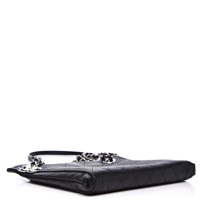 Chanel Caviar Stitched Small CC Pocket Shoulder Black 3 of 10