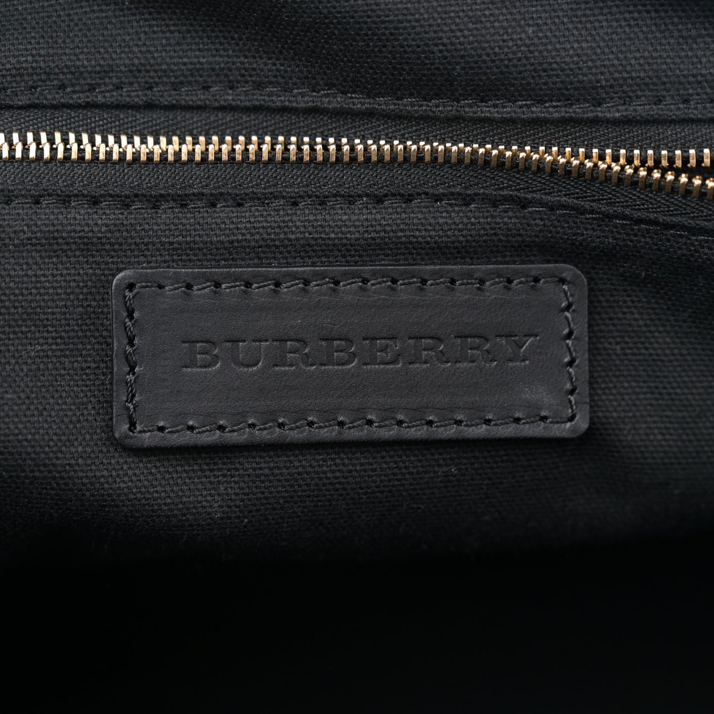 Bridle Calfskin House Check Small Orchard Bowling Bag Black