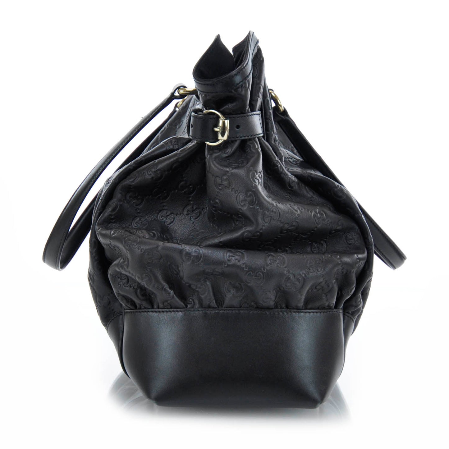 Guccissima Full Moon Tote Black