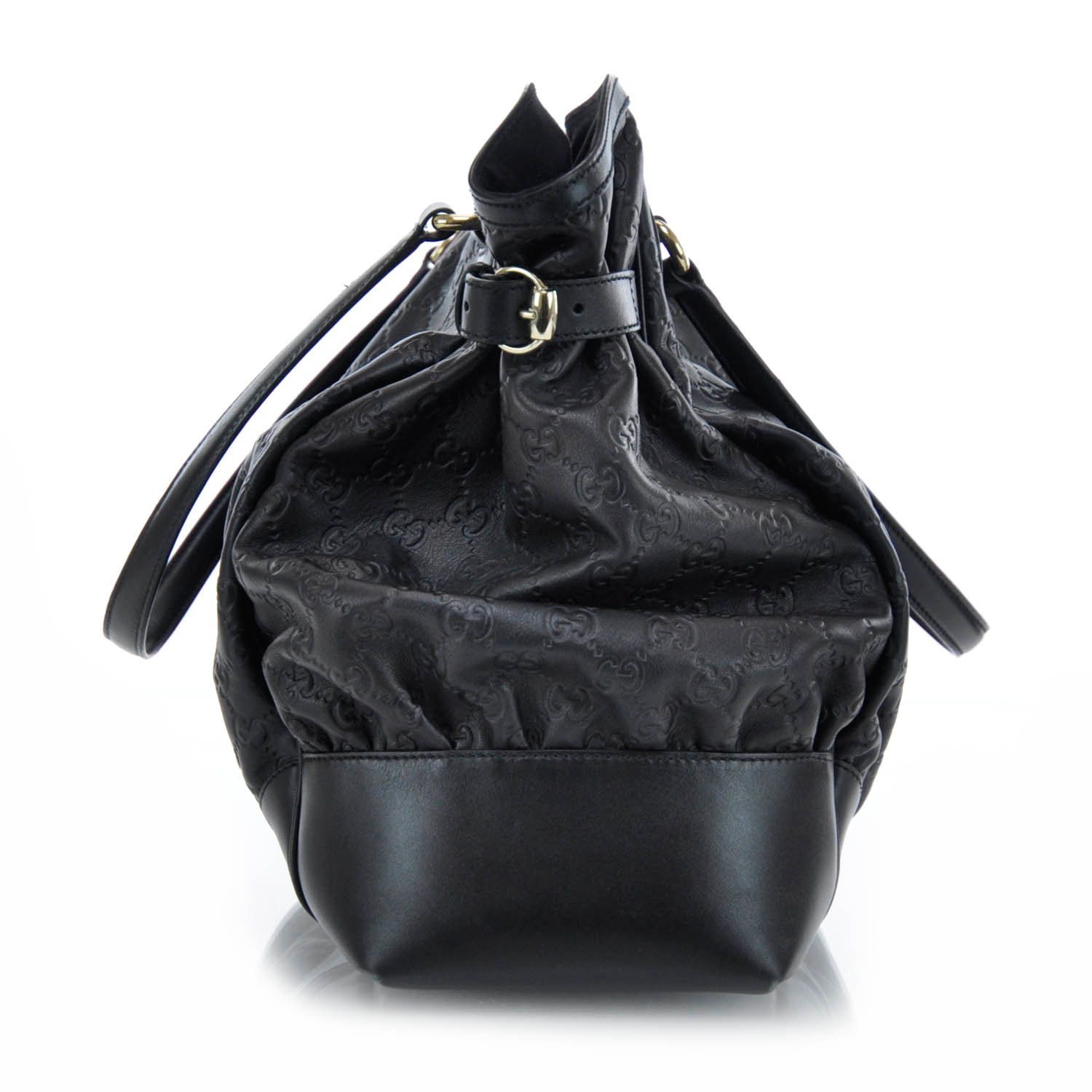 Gucci Guccissima Full Moon Tote Black 4 of 10