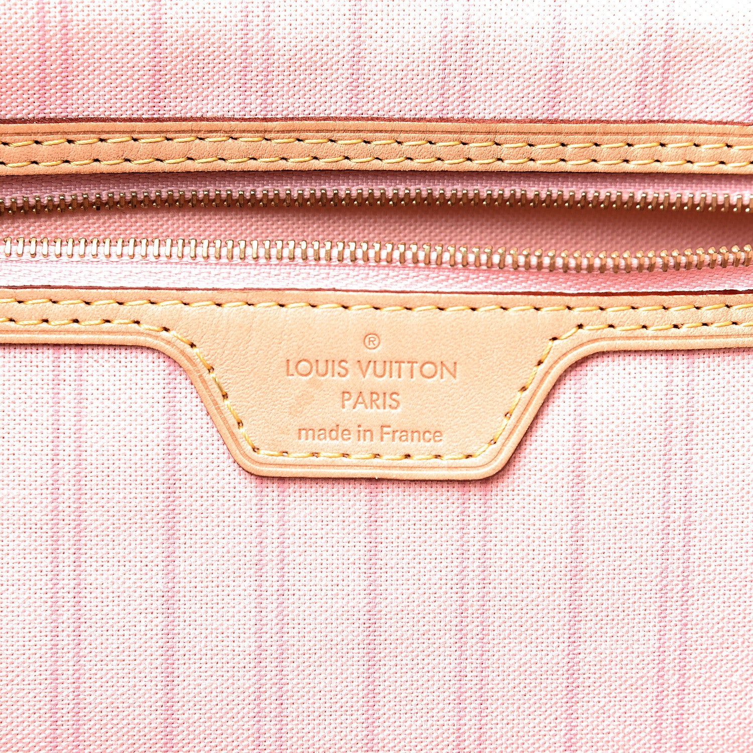 Louis Vuitton Damier Azur Delightful MM Rose Ballerine 5 of 10