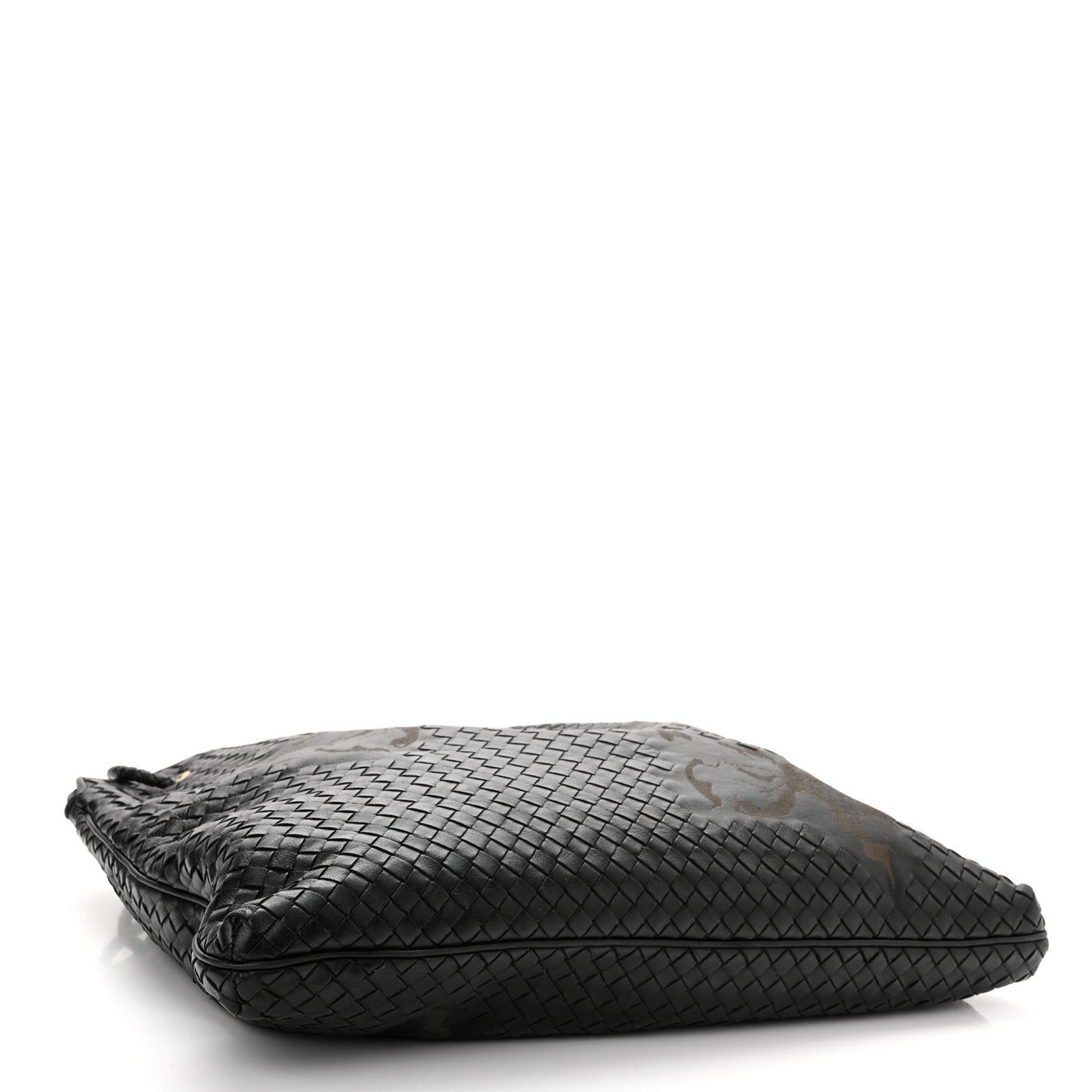 Nappa Intrecciato Butterfly Shoulder Bag Black
