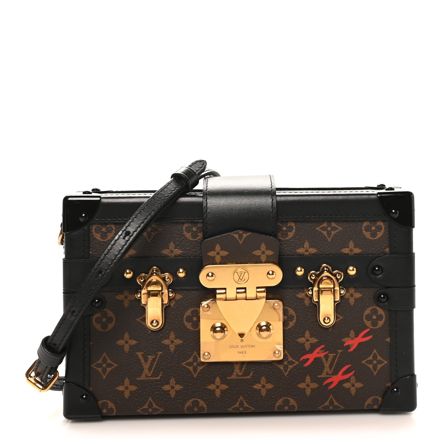 Louis Vuitton Monogram Petite Malle Black 1 of 9