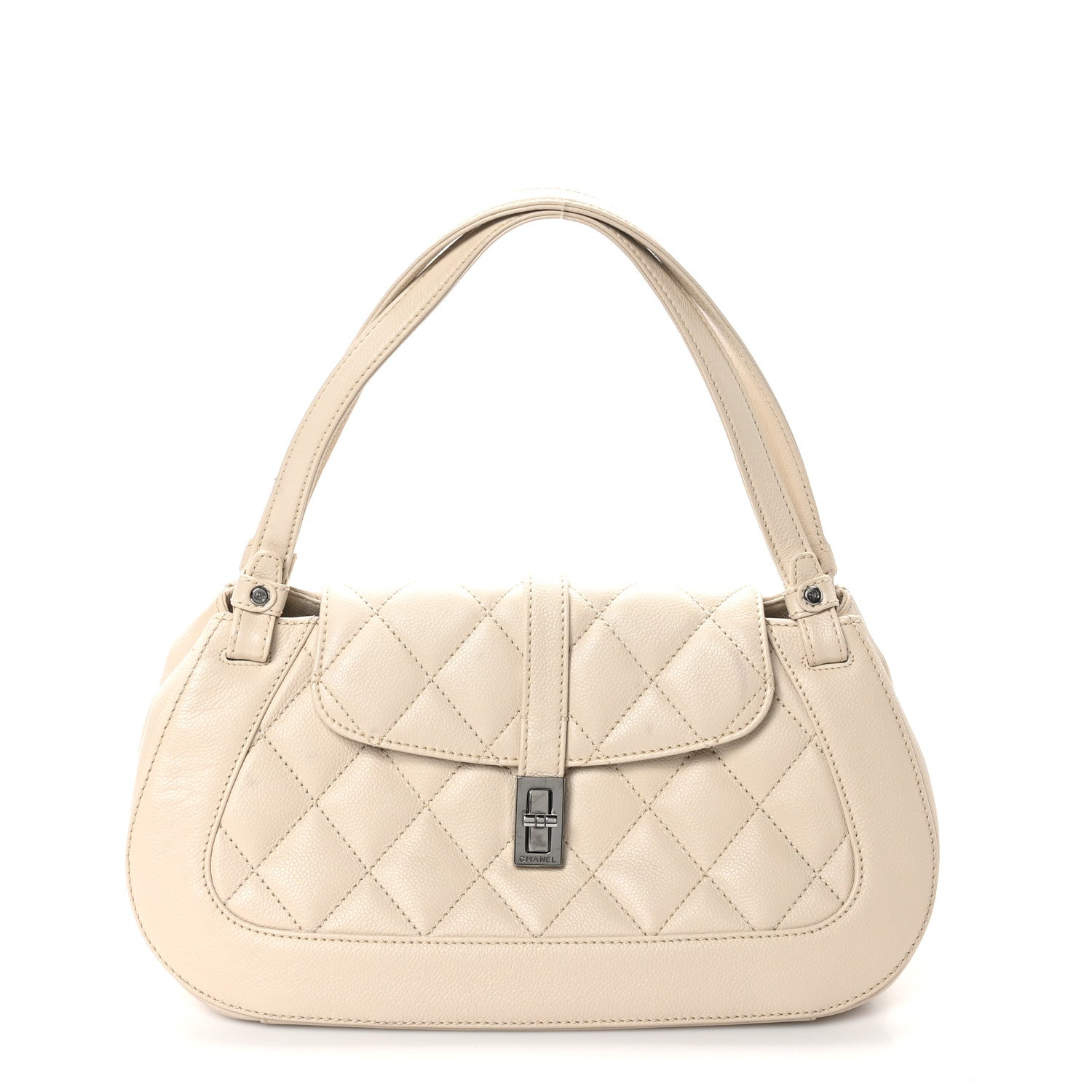 Chanel Caviar Quilted Mademoiselle Flap Bag Light Beige 1 of 10