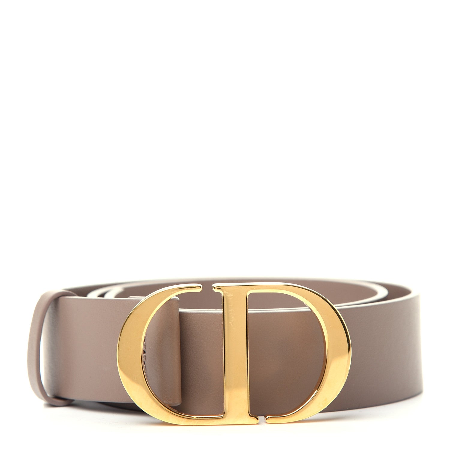 Christian Dior Calfskin 30 Montaigne 35mm Belt 70 Warm Taupe 1 of 6
