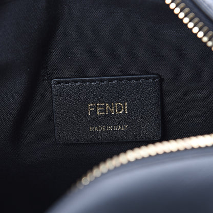 Fendi Vitello Century Bi-Color FF 1974 Embossed Mini Camera Case Maya Black 5 of 7