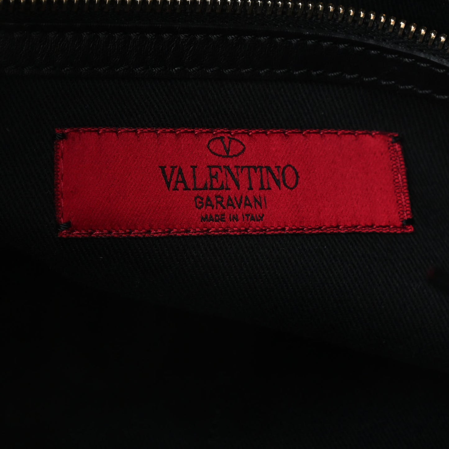 Vitello Rockstud Shopper Tote Black