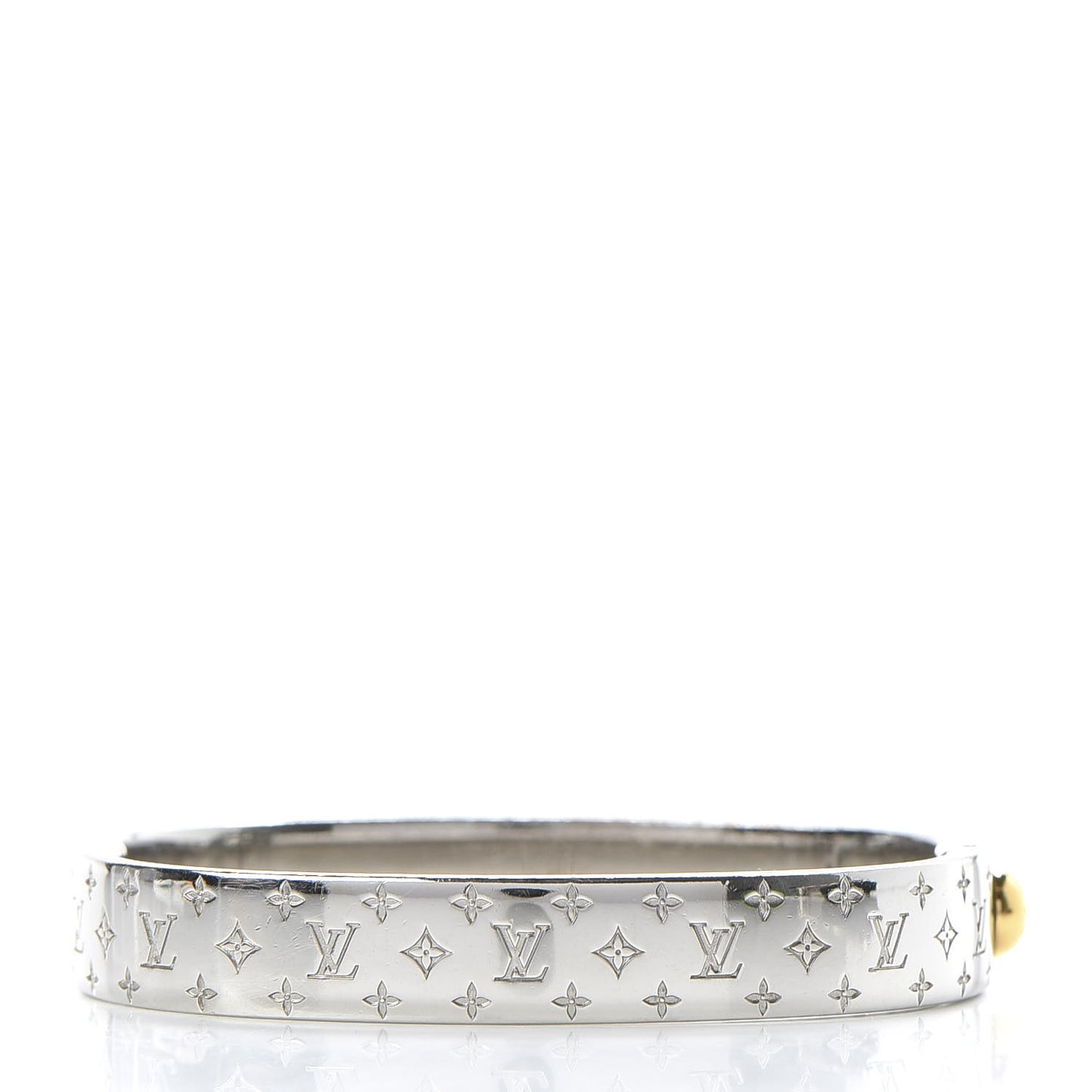 Palladium Monogram Nanogram Cuff S