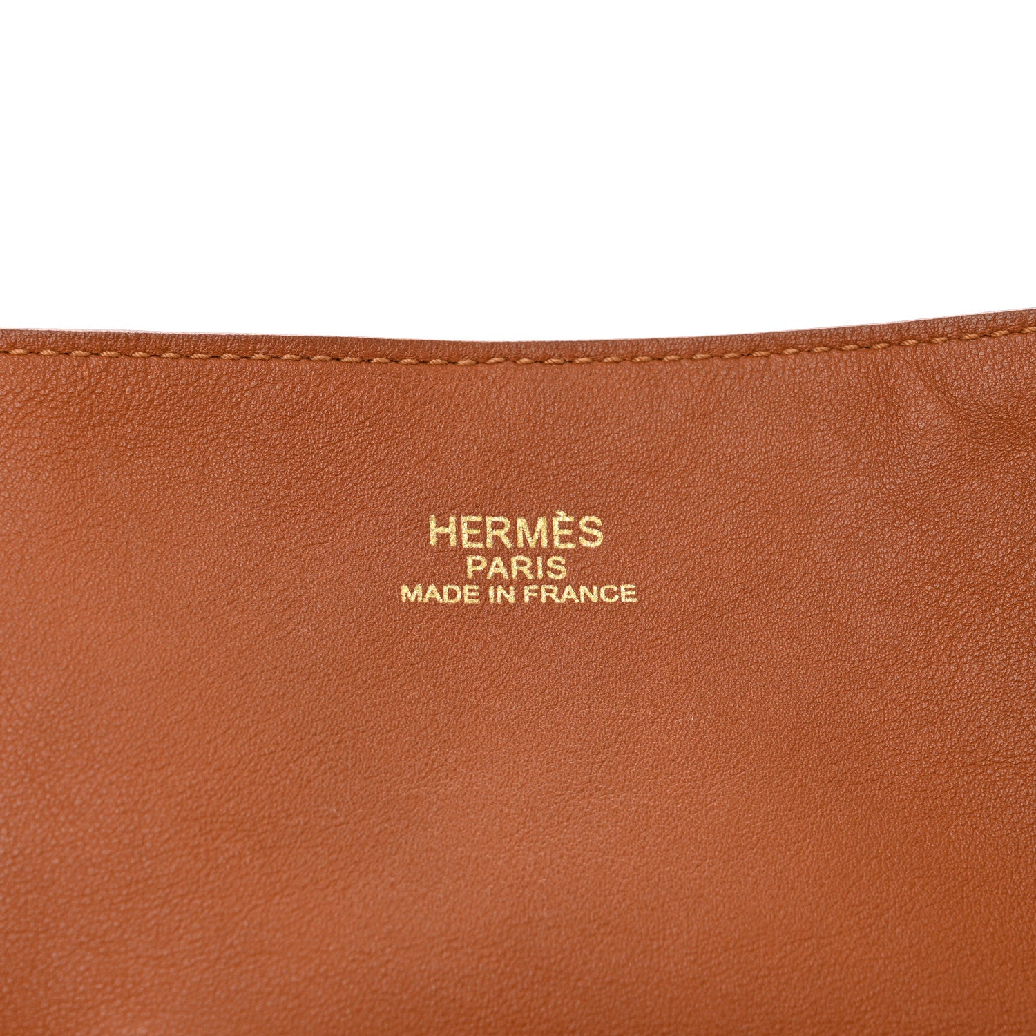 Hermes Veau Sikkim Horse Print Double Sens 36 Reversible Tote Cognac Fauve 9 of 15