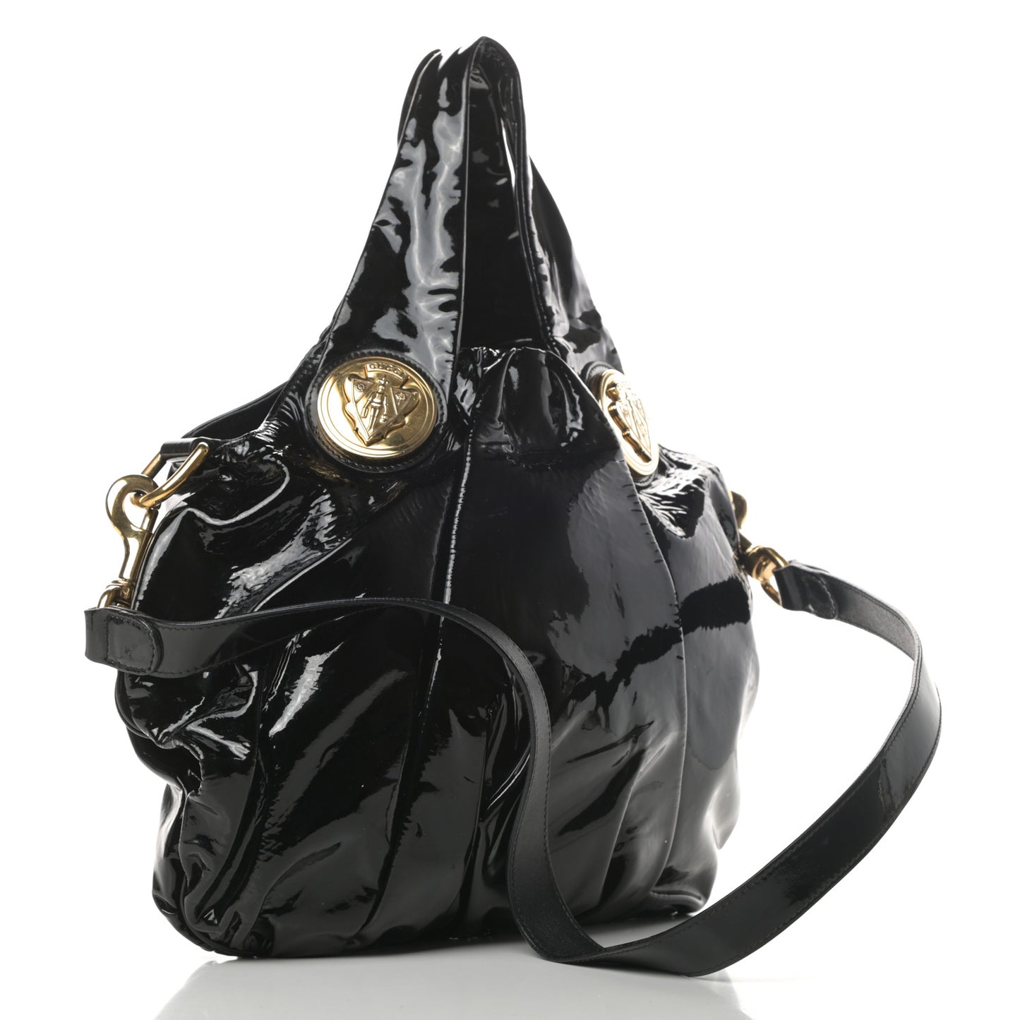 Patent Small Hysteria Tote Black