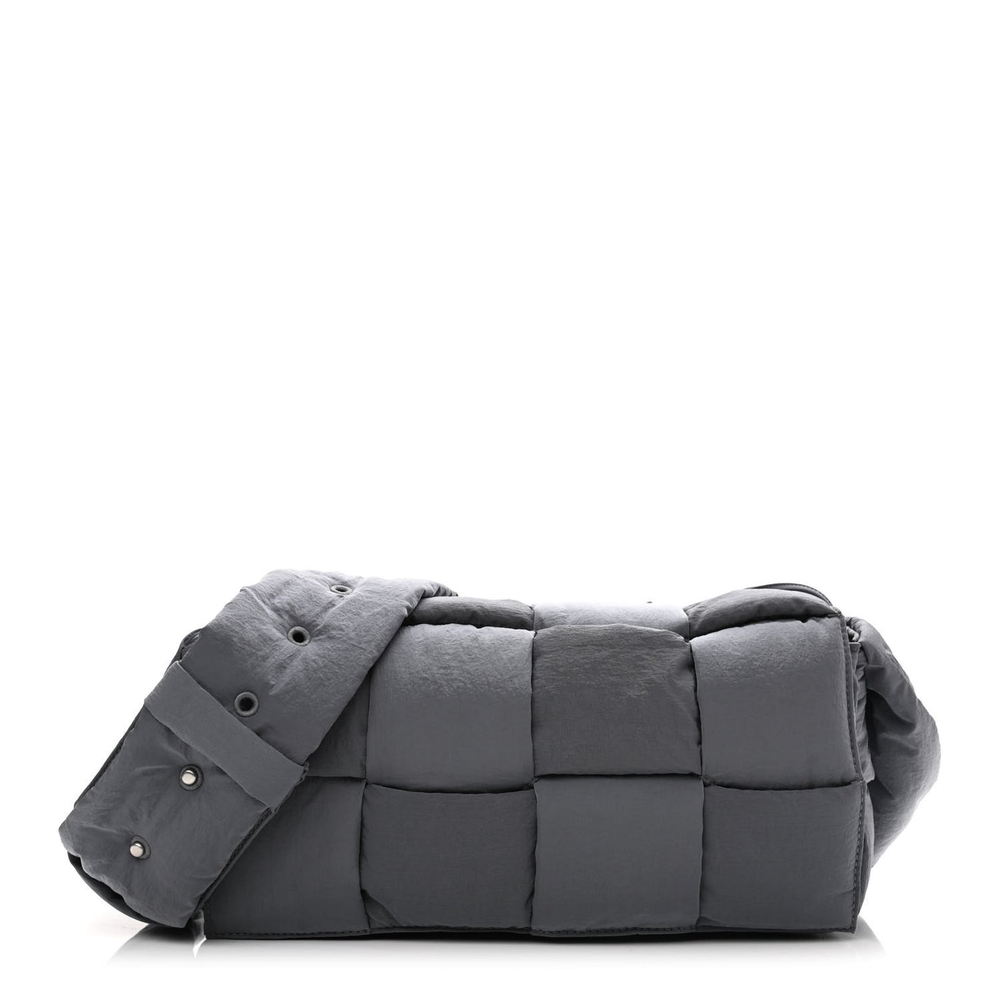 Nylon Intrecciato Padded Tech Cassette Bag Thunder