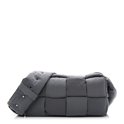Bottega Veneta Nylon Intrecciato Padded Tech Cassette Bag Thunder 3 of 14