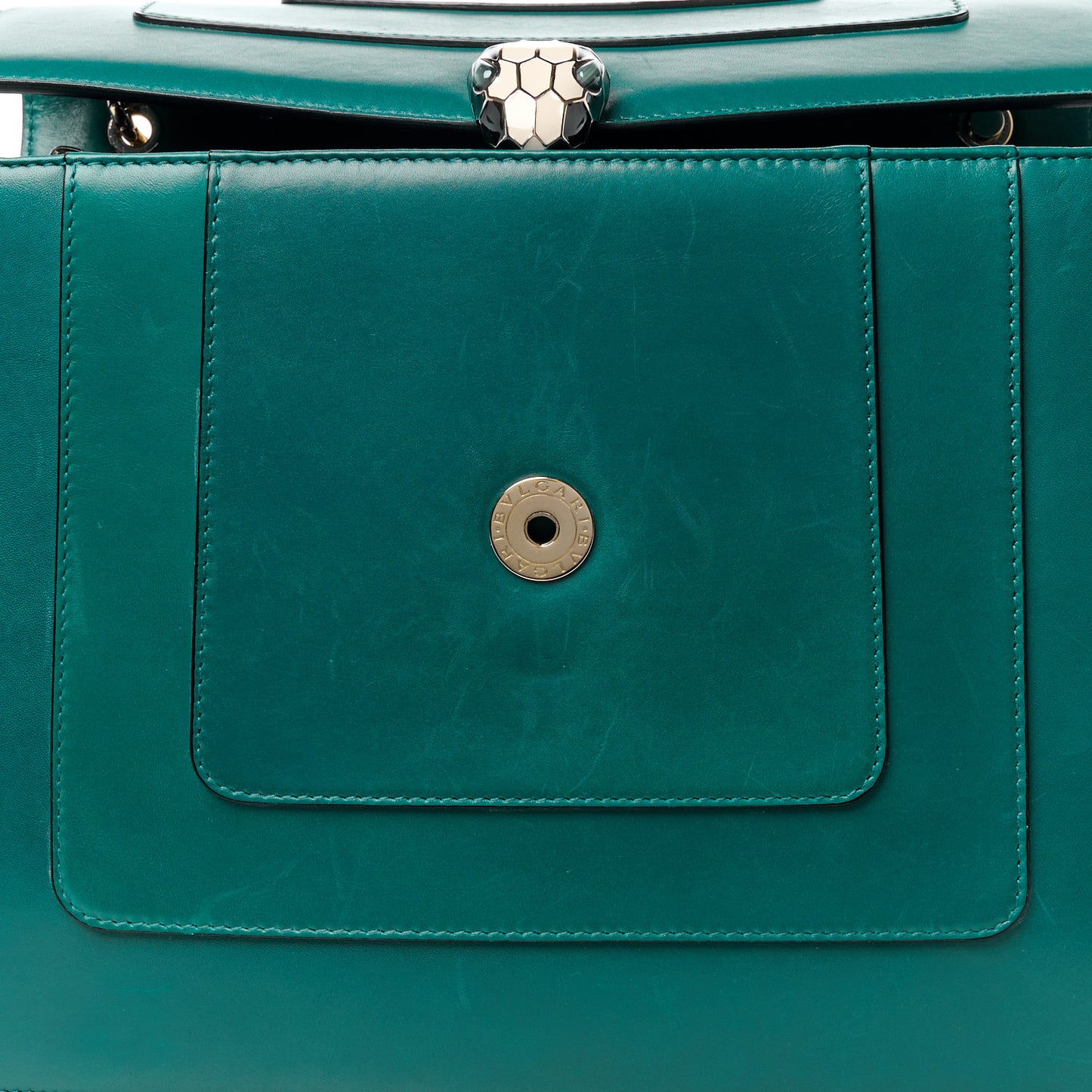 Calfskin Serpenti Forever Crossbody Emerald Green