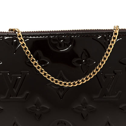 Louis Vuitton Vernis Monogram Mini Pochette Accessories Amarante 6 of 9
