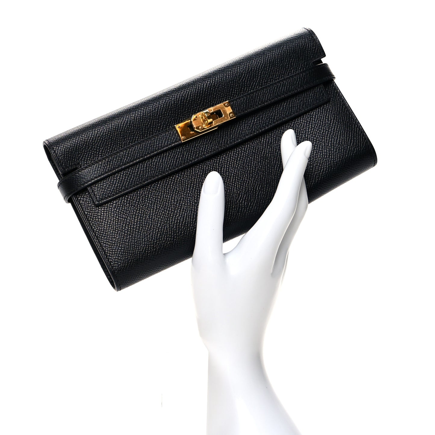 Epsom Kelly Longue Wallet Black