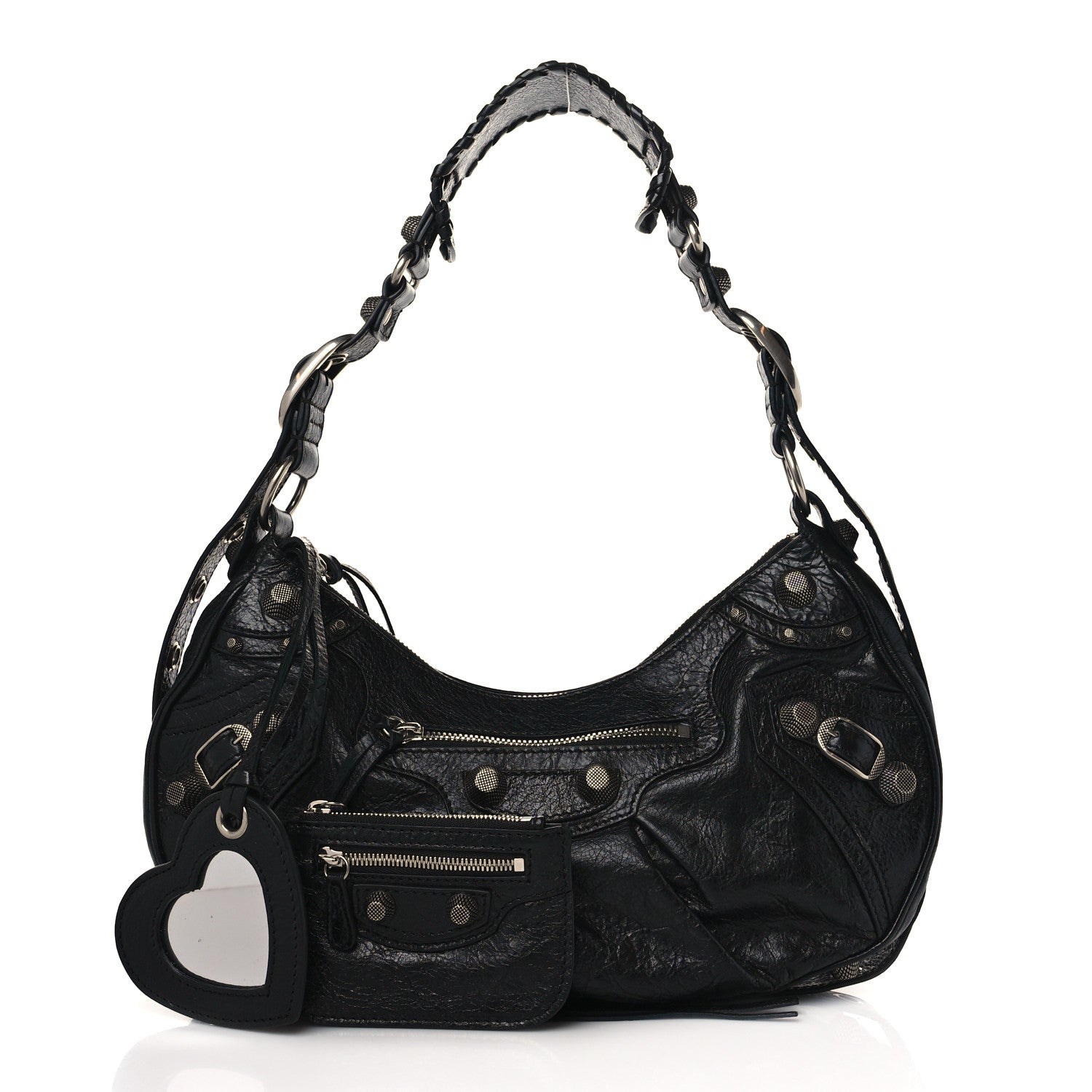 Balenciaga Agneau Arena Small Le Cagole Shoulder Bag Black 1 of 10