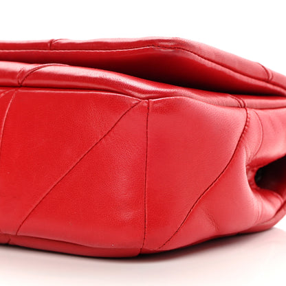 Saint Laurent Lambskin Patchwork Monogram Small Jamie Red 10 of 13