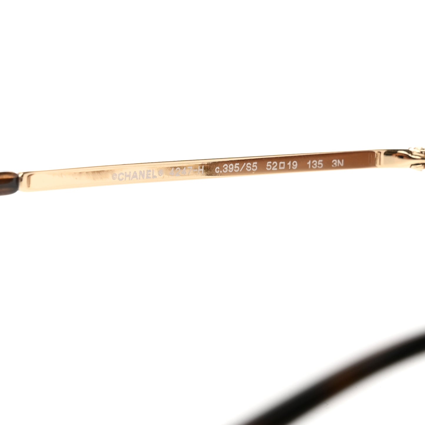 Round Pearl Sunglasses 4247-H Gold