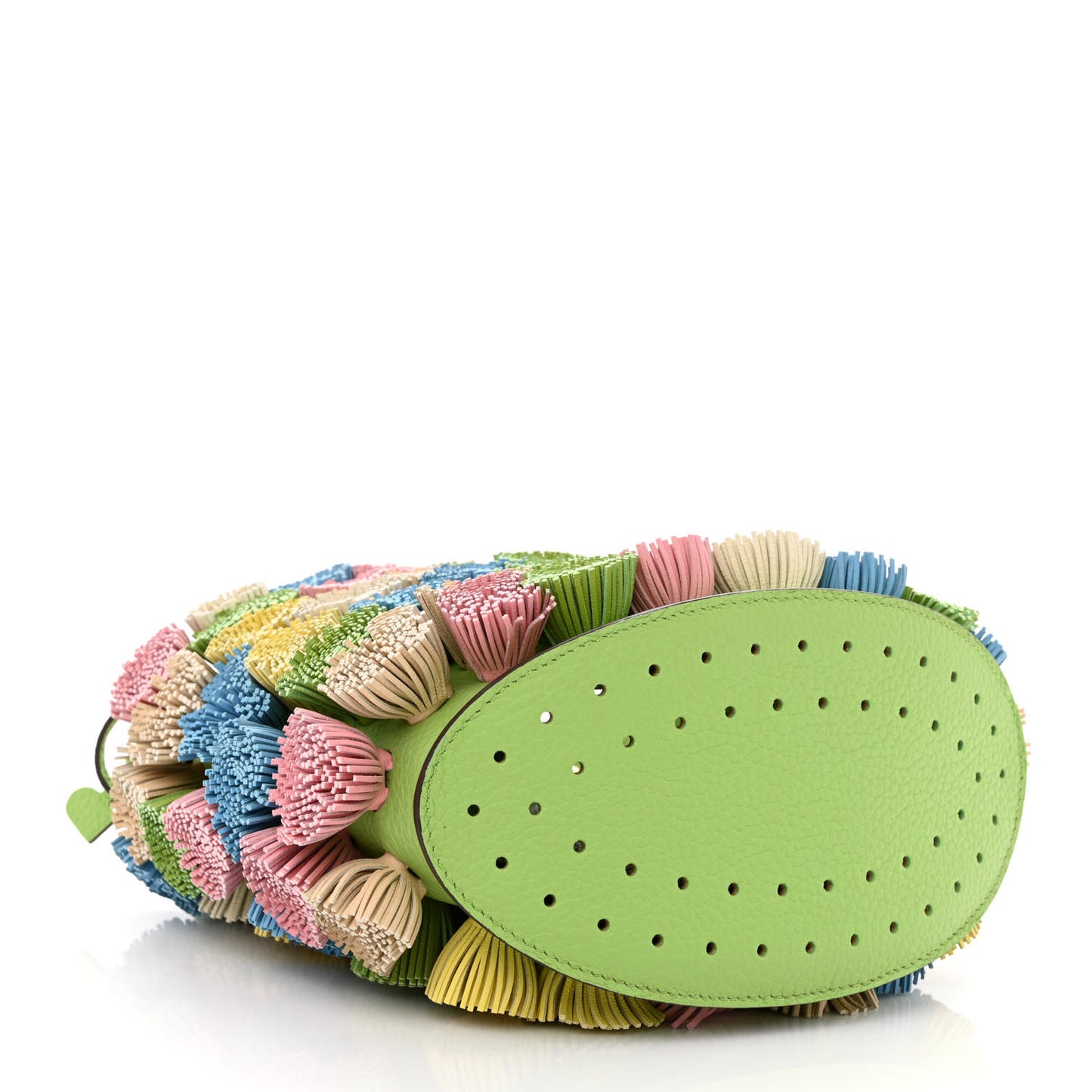 Taurillon Soft Mini Pompons Pin Bucket Multicolor Aloe