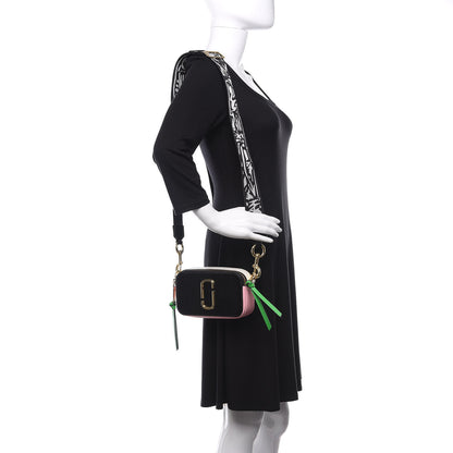 Marc Jacobs Saffiano Small Snapshot Camera Bag Black Multicolor 2 of 9