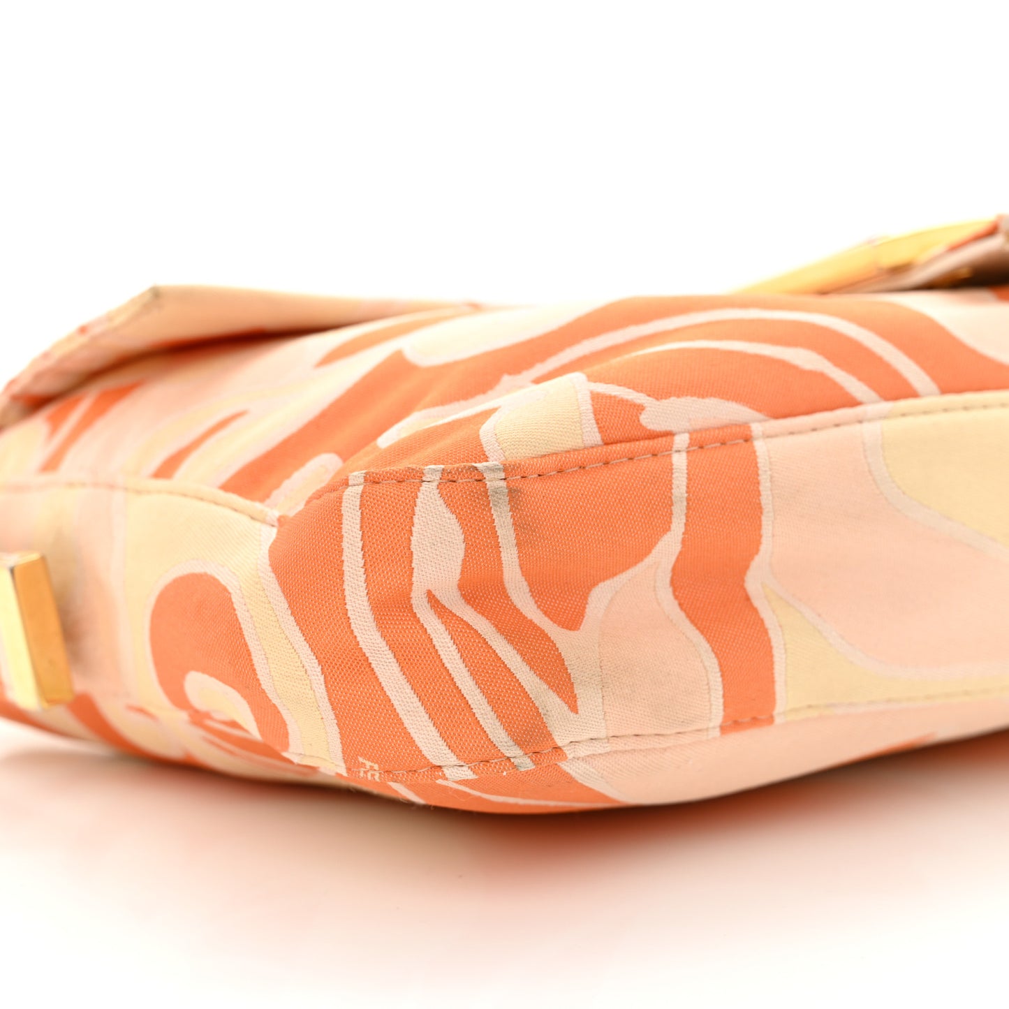 Satin Swirl Print Baguette Multicolor