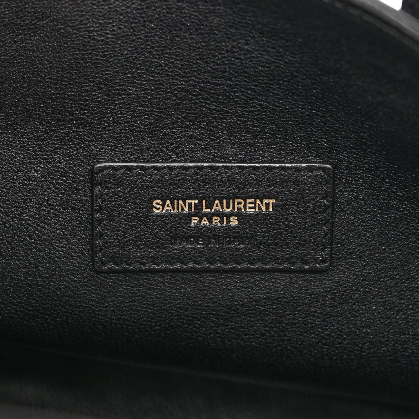 Calfskin Crocodile Embossed Paris Mini Toy Shopper Tote Black