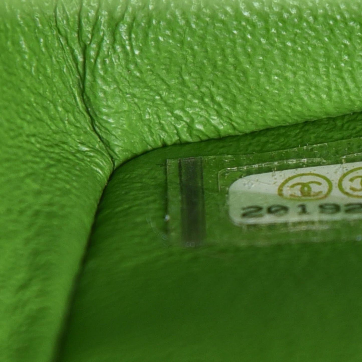 Velvet Quilted Mini Rectangular Flap Green