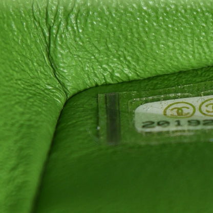 Chanel Velvet Quilted Mini Rectangular Flap Green 7 of 10