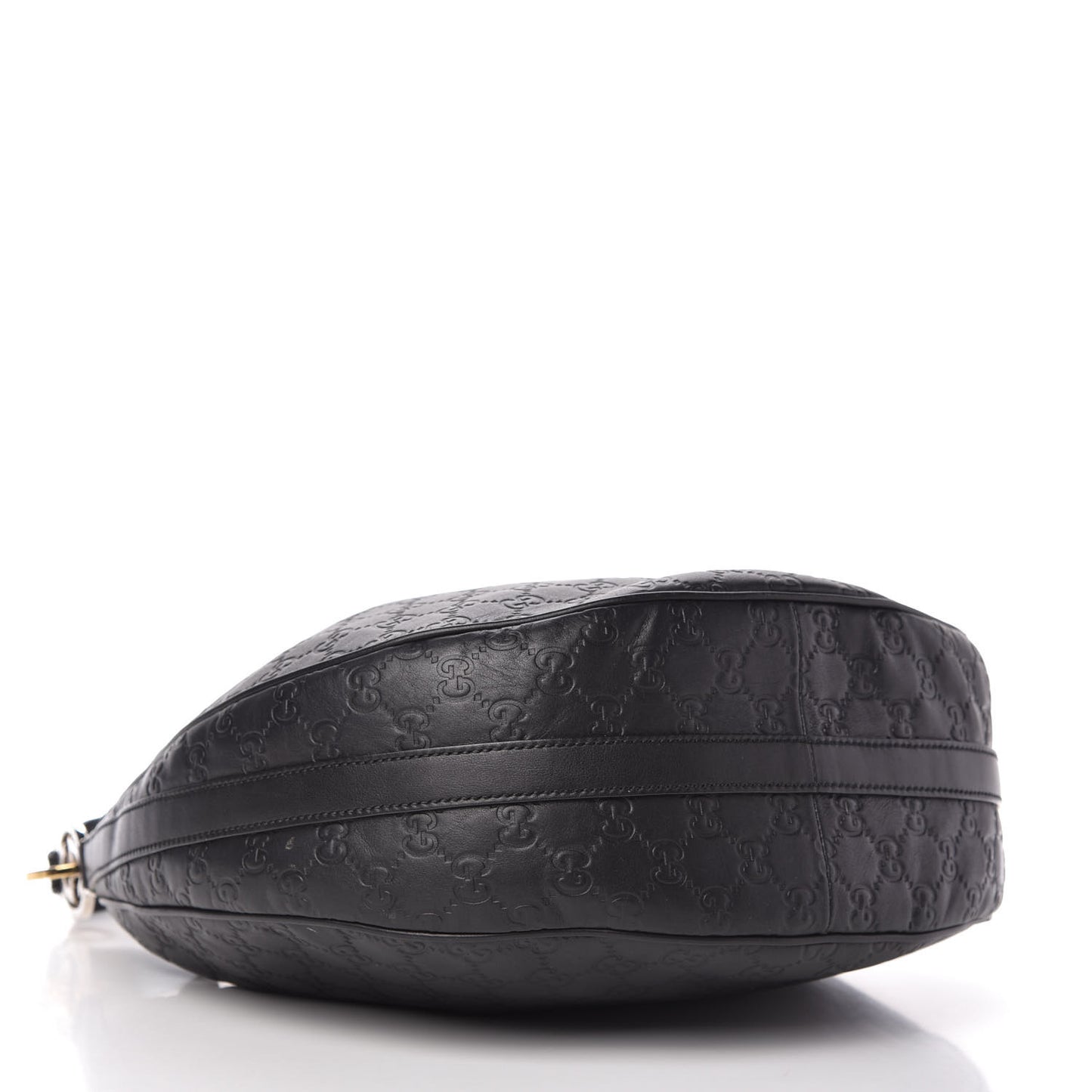 Guccissima Medium GG Twins Hobo Black