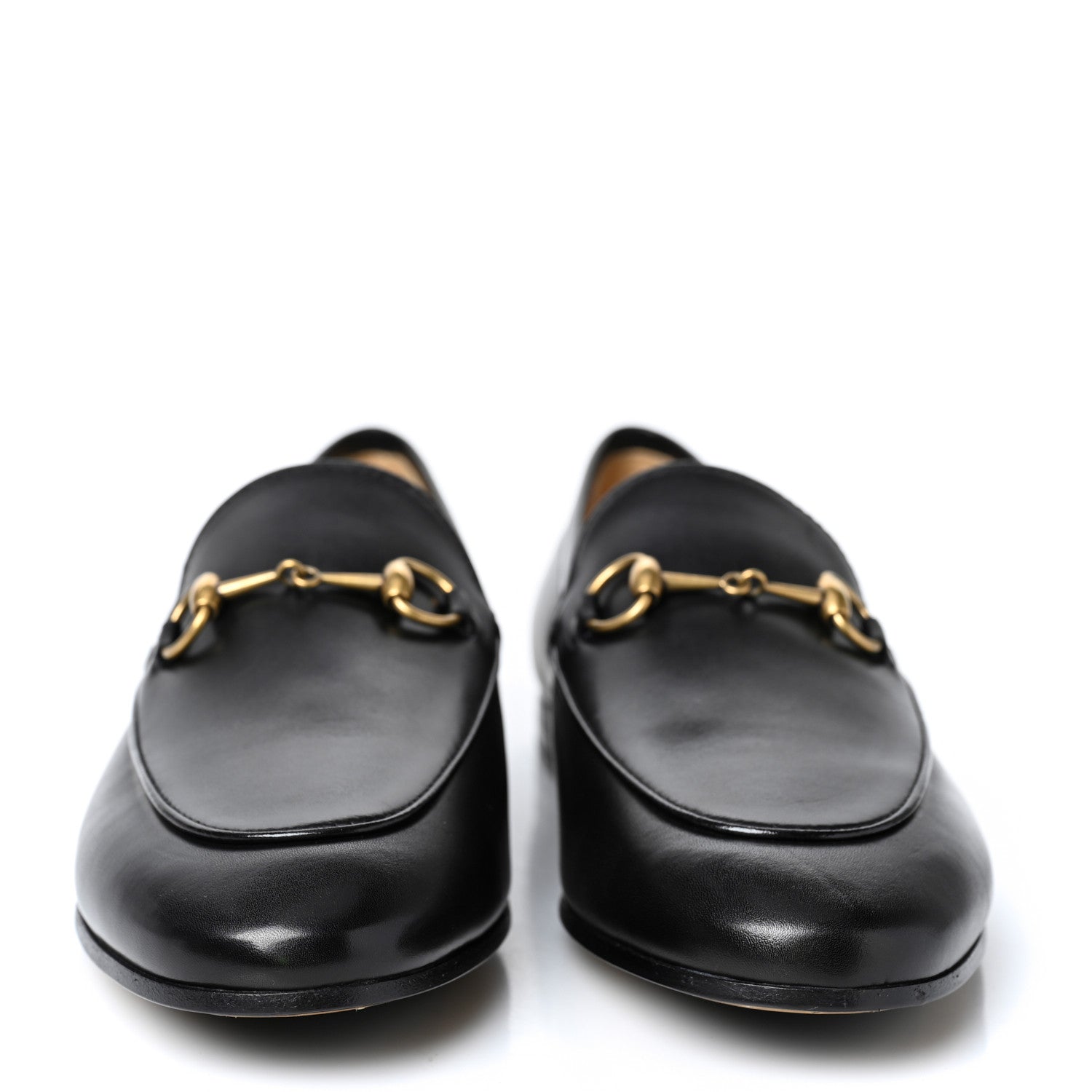 Gucci Calfskin Womens Jordaan Loafers 38 Black 2 of 8