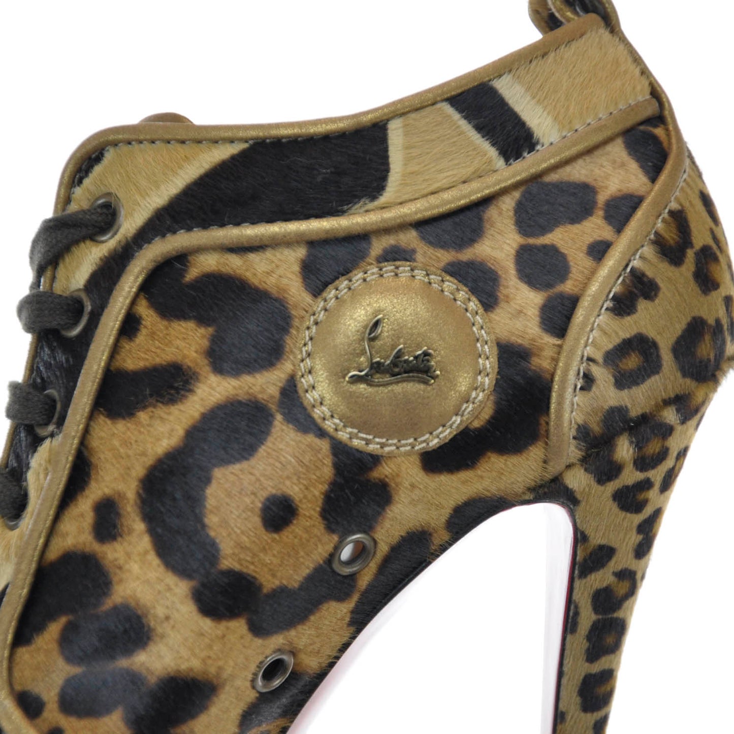 Pony Hair Leopard Venus Orlato 140 Pumps 40.5