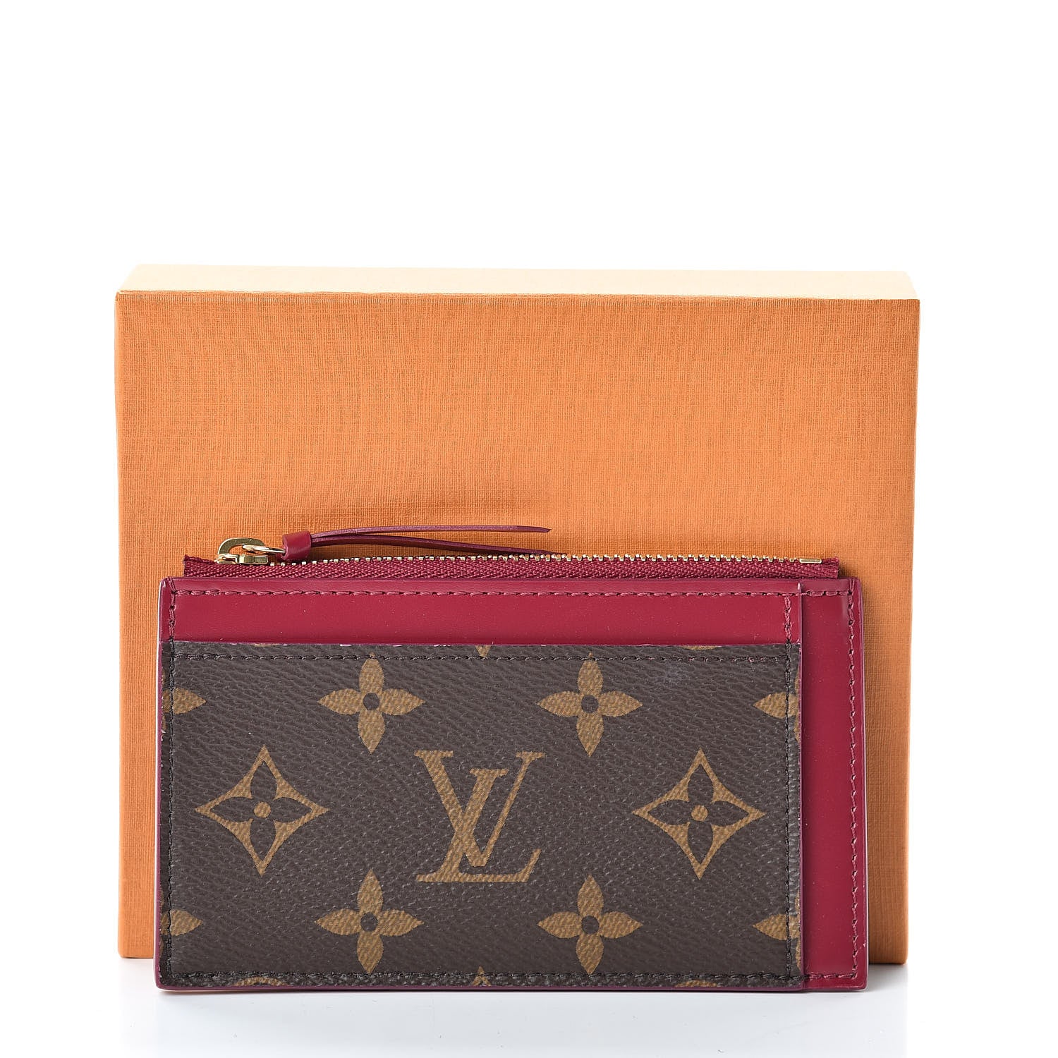 Louis Vuitton Monogram Zipped Card Holder Fuchsia 8 of 8