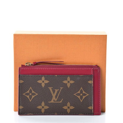 Louis Vuitton Monogram Zipped Card Holder Fuchsia 8 of 8