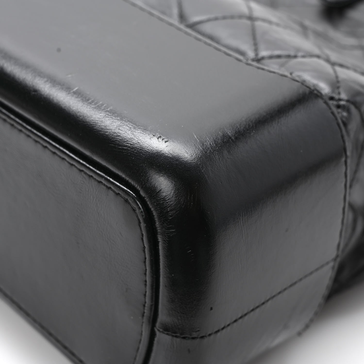 Chanel Calfskin Quilted Large Gabrielle Shopping Tote Black 11 of 11