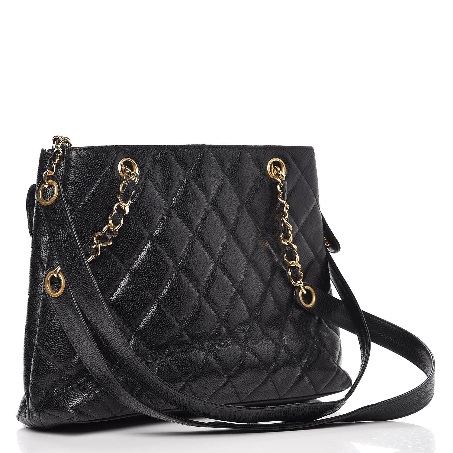 Chanel Caviar Quilted Flap Shoulder Bag Black 3 of 9