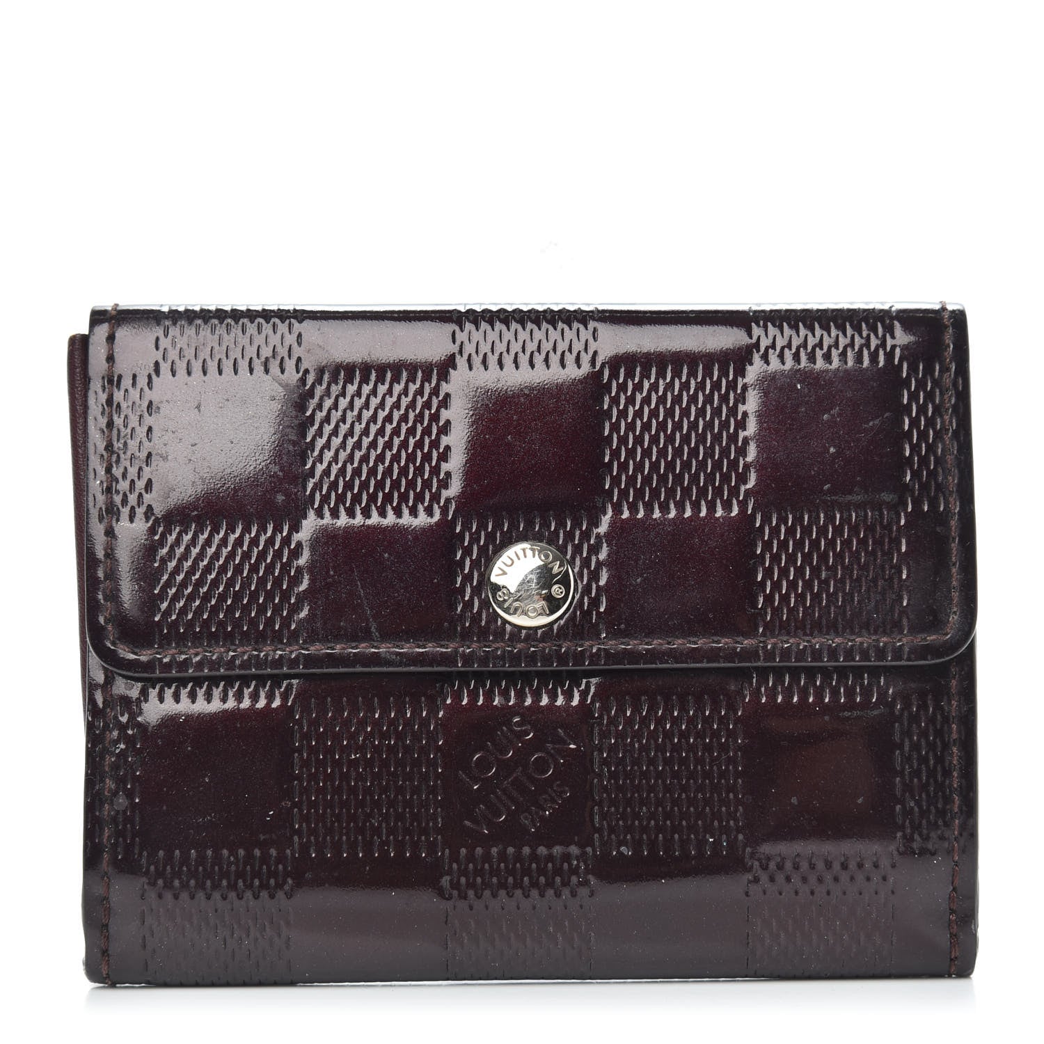 Louis Vuitton Damier Vernis Ludlow Wallet Carmine 1 of 8