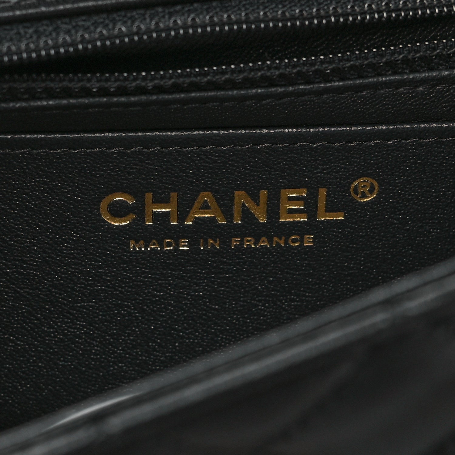 Chanel Lambskin Quilted Mini Rectangular Flap Black 5 of 10