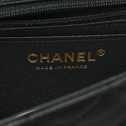 Chanel Lambskin Quilted Mini Rectangular Flap Black 5 of 10