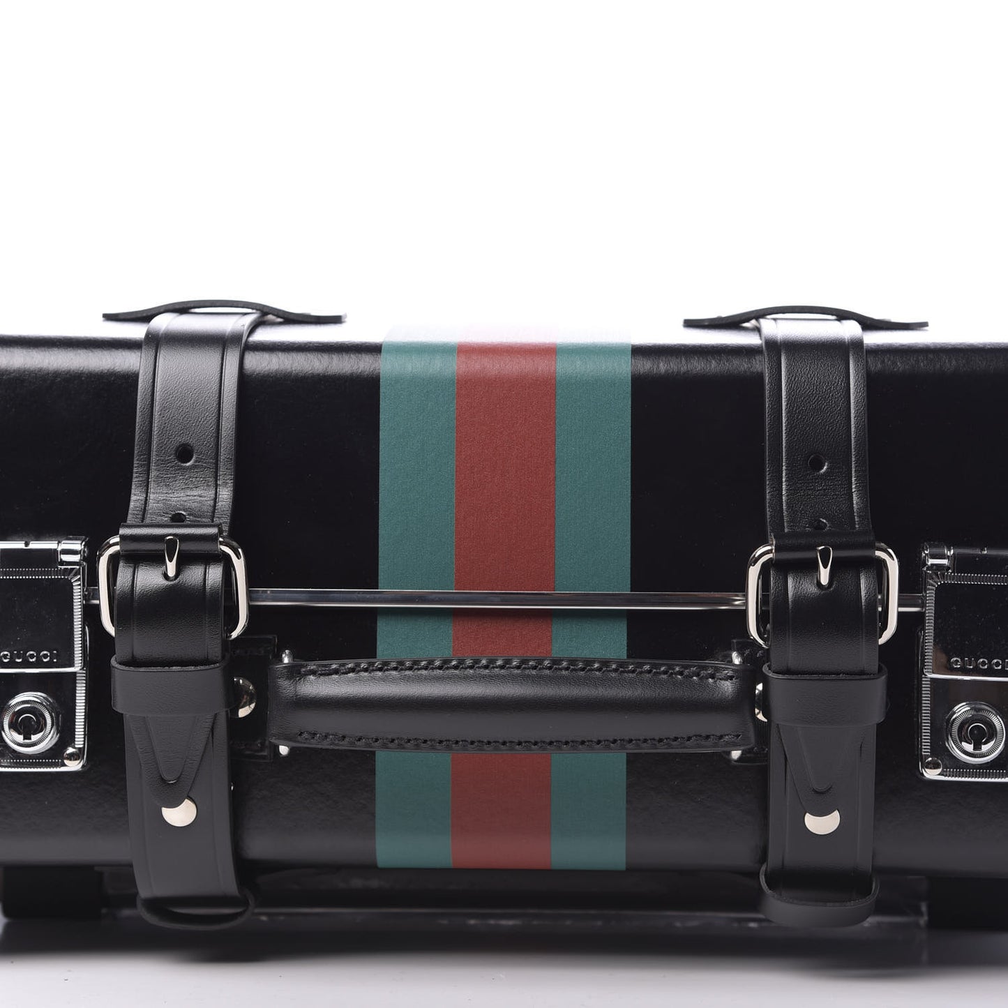Calfskin Web Globe-Trotter Carry-On Black