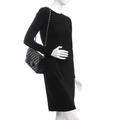 Chanel Caviar Quilted Medium Double Flap Black 2 of 8