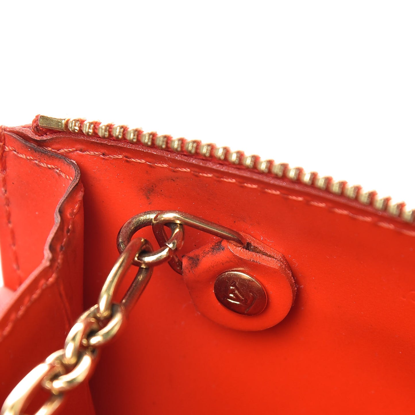 Vernis Key Pouch Orange Sunset