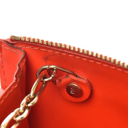 Louis Vuitton Vernis Key Pouch Orange Sunset 7 of 7
