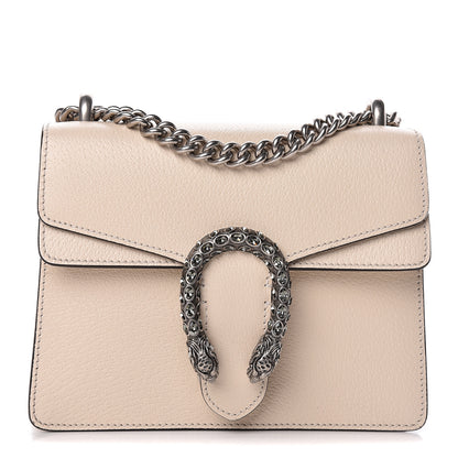 Gucci Textured Calfskin Crystal Mini Dionysus Shoulder Bag Mystic White 1 of 10