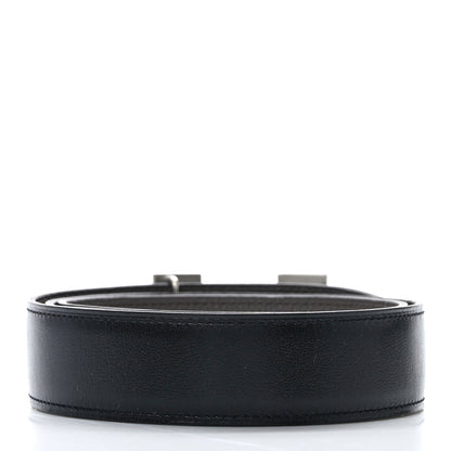 Hermes Box Togo 32mm H Belt 80 Black Etain 2 of 3