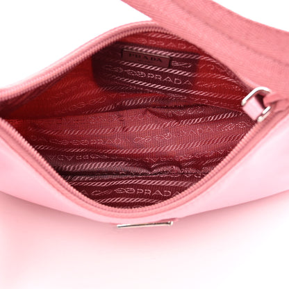 Prada Tessuto Nylon Saffiano Mini Re-Edition 2000 Bag Rosa 5 of 12