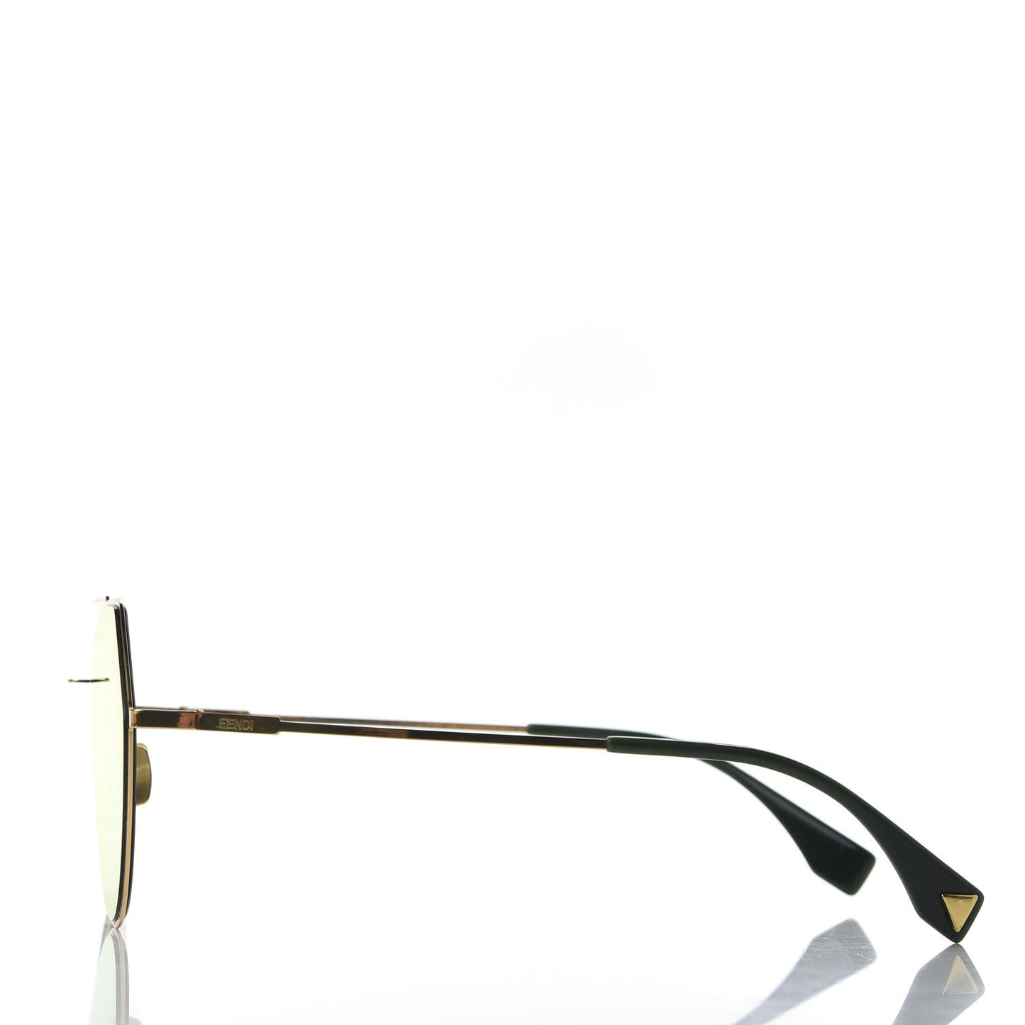 Metal Geometric Sunglasses FF 0194/S Gold