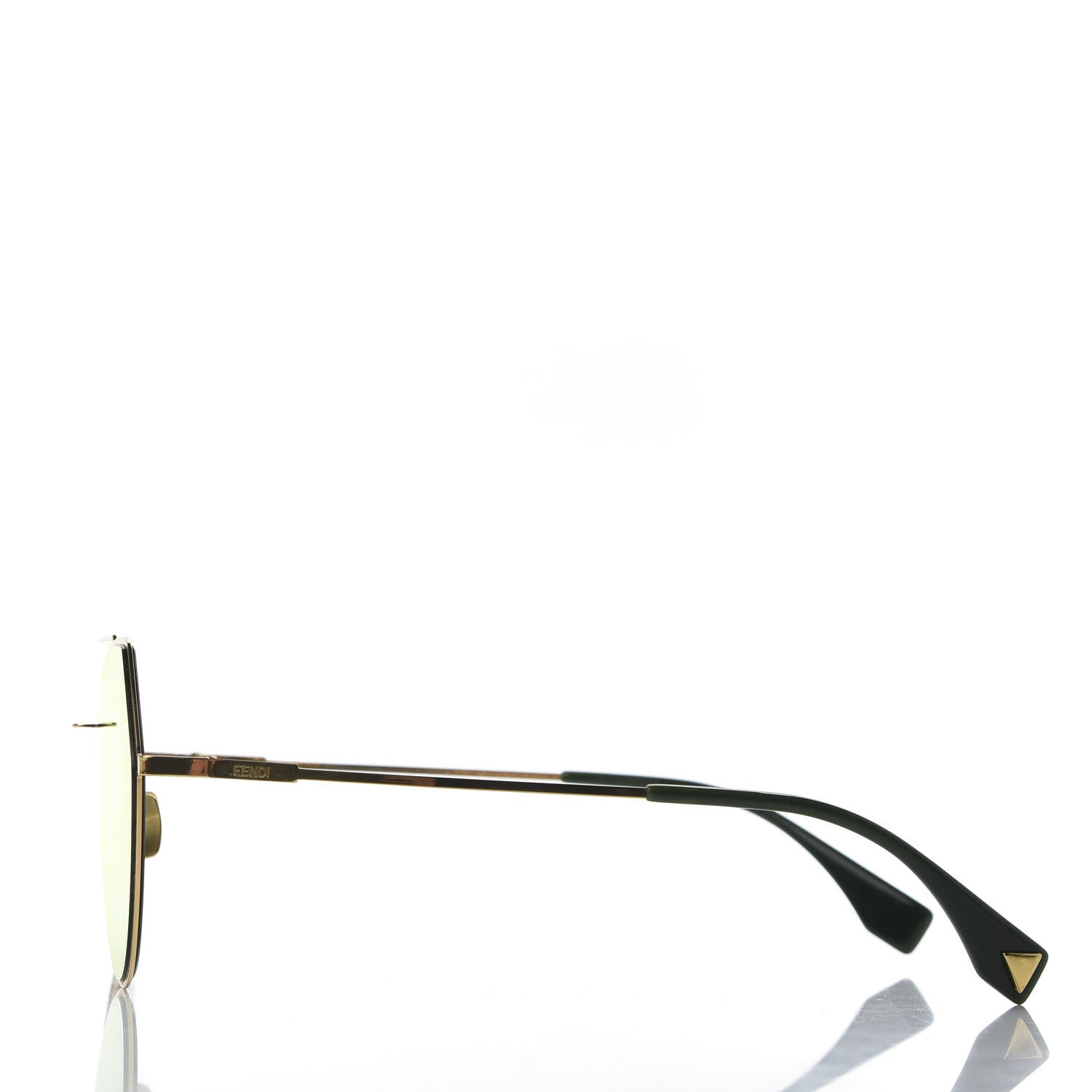 Fendi Metal Geometric Sunglasses FF 0194/S Gold 3 of 7