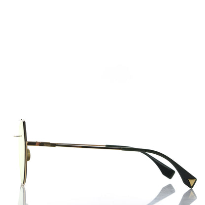 Fendi Metal Geometric Sunglasses FF 0194/S Gold 3 of 7