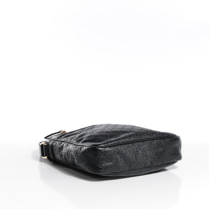 Gucci Guccissima Medium Shoulder Bag Black 4 of 7