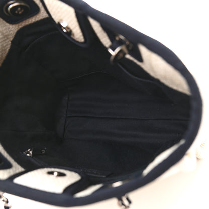 Chanel Mixed Fibers Mini Deauville Tote White 7 of 10